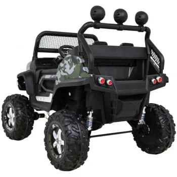 Mercedes Benz Unimog Za Djecu Camo Boja + 4x4 Pogon + Daljinski Upravljač + Prtljažnik + Spori 5