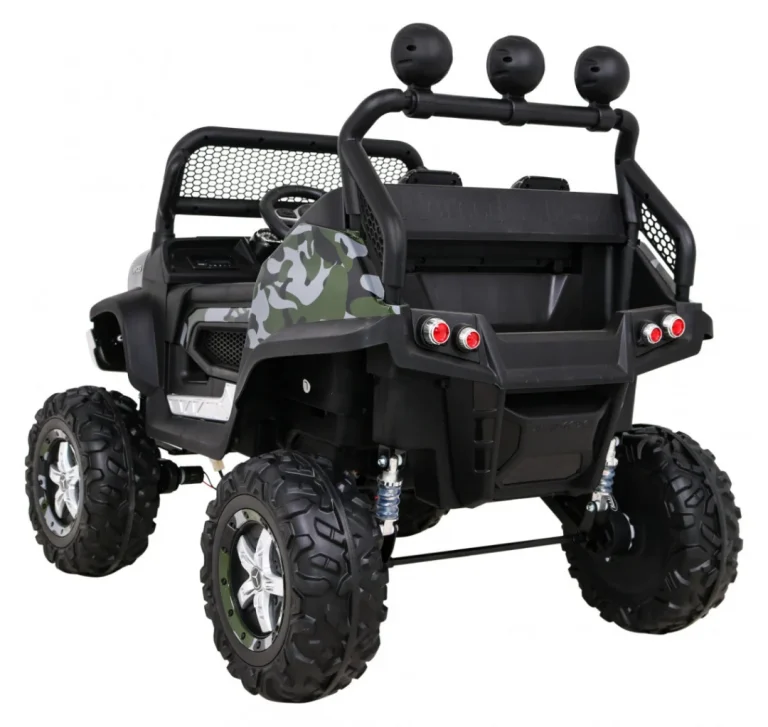 Mercedes Benz Unimog Za Djecu Camo Boja + 4x4 Pogon + Daljinski Upravljač + Prtljažnik + Spori 5