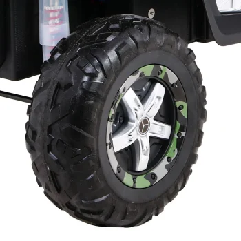Mercedes Benz Unimog Za Djecu Kamuflažna Boja + 4x4 Pogon + Daljinski Upravljač + Nosač Za Prtljagu 10