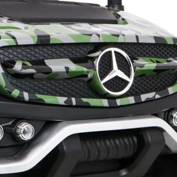 Mercedes Benz Unimog Za Djecu Kamuflažna Boja + 4x4 Pogon + Daljinski Upravljač + Nosač Za Prtljagu 13