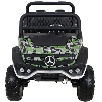 Mercedes Benz Unimog Za Djecu Kamuflažna Boja + 4x4 Pogon + Daljinski Upravljač + Nosač Za Prtljagu 4