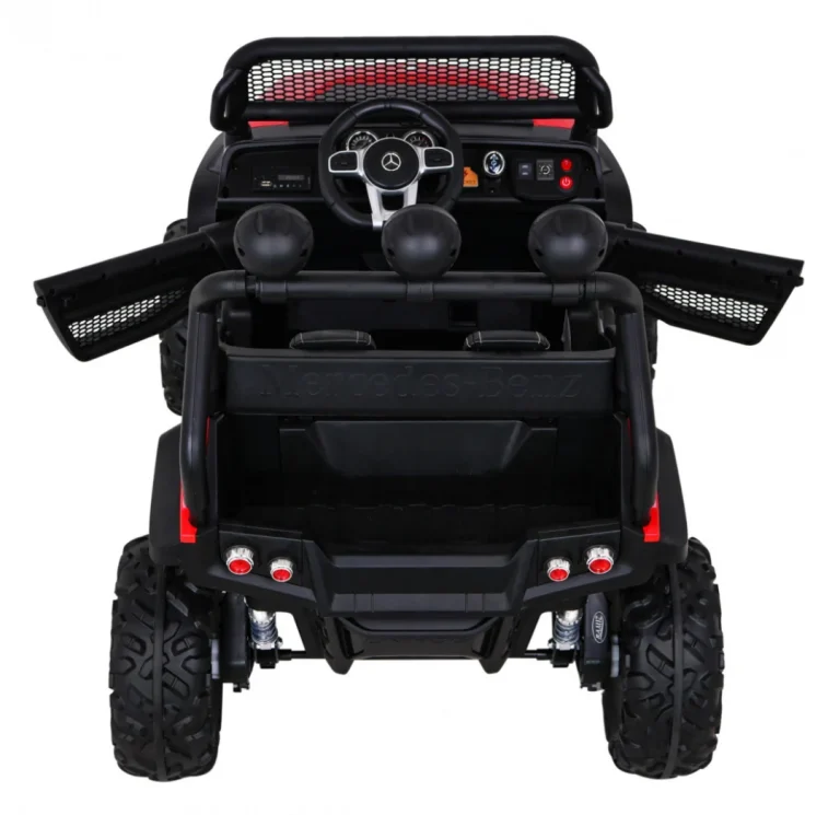 Mercedes Benz Unimog Za Djecu Terenski Crveni + 4x4 Pogon + Daljinski Upravljač, Crvena 7