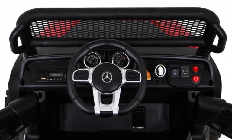 Mercedes Benz Unimog Za Djecu Terenski Crveni + 4x4 Pogon + Daljinski Upravljač, Crvena 8