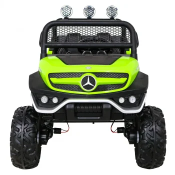 Mercedes Benz Unimog Za Djecu Zeleni + 4x4 Pogon, Zelena 3