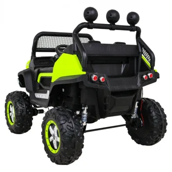 Mercedes Benz Unimog Za Djecu Zeleni + 4x4 Pogon, Zelena 5