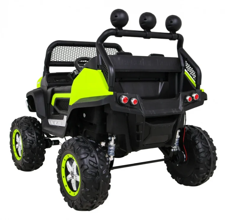 Mercedes Benz Unimog Za Djecu Zeleni + 4x4 Pogon, Zelena 5