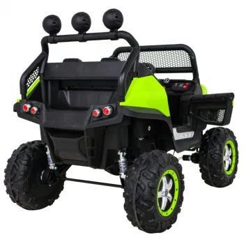 Mercedes Benz Unimog Za Djecu Zeleni + 4x4 Pogon, Zelena 8
