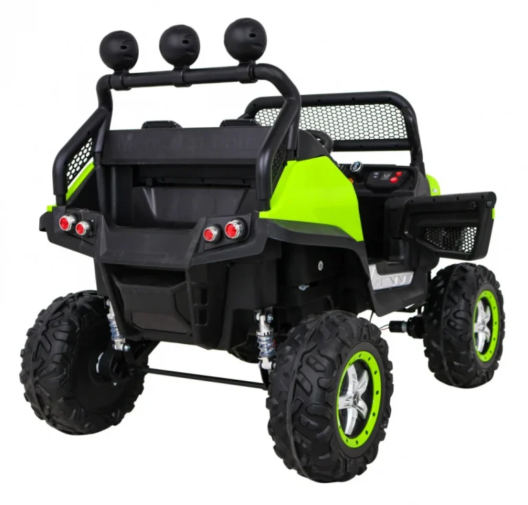 Mercedes Benz Unimog Za Djecu Zeleni + 4x4 Pogon, Zelena 8