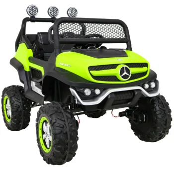 Mercedes Benz Unimog Za Djecu Zeleni + 4x4 Pogon, Zelena 9