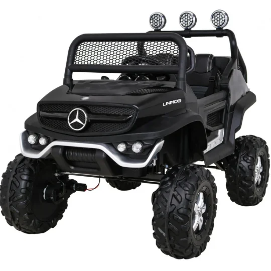 Mercedes Benz Unimog Za Djecu Crni + Terenski 4x4, Crna 1