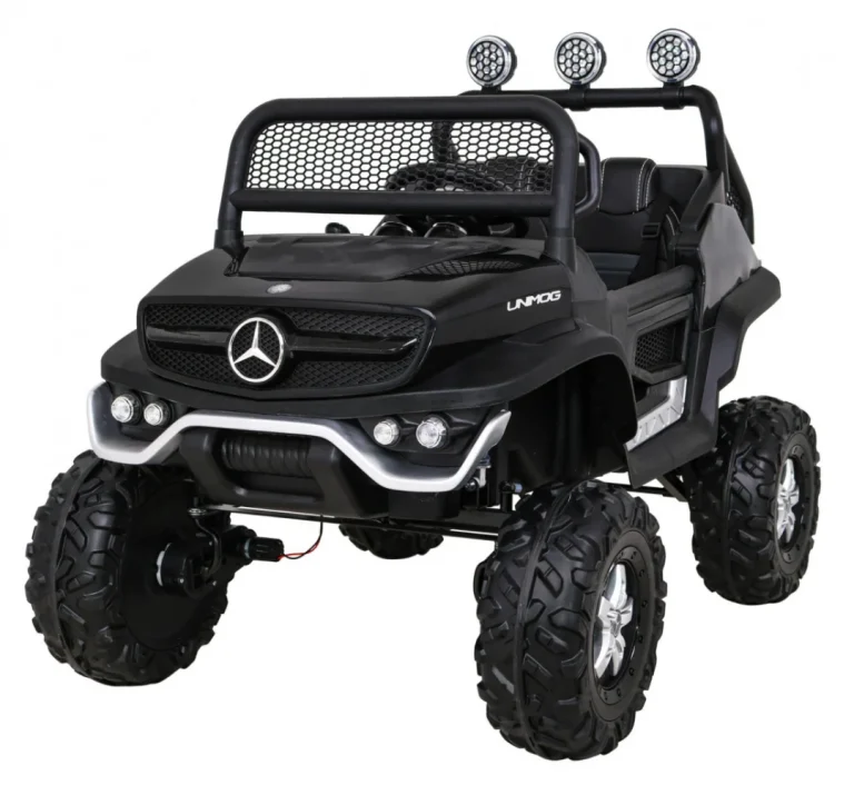 Mercedes Benz Unimog Za Djecu Crni + Terenski 4x4, Crna 1