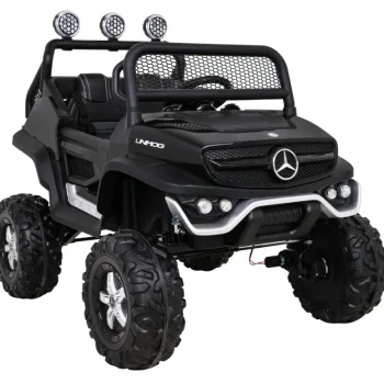 Mercedes Benz Unimog Za Djecu Crni + Terenski 4x4, Crna 10