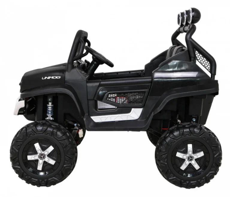 Mercedes Benz Unimog Za Djecu Crni + Terenski 4x4, Crna 4