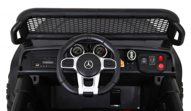 Mercedes Benz Unimog Za Djecu Crni + Terenski 4x4, Crna 8
