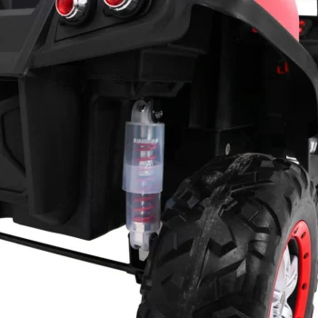 Mercedes Benz Unimog Za Djecu Crveni + 4x4 Pogon + Daljinski Upravljač + Prtljažnik + Spori, Crvena 15