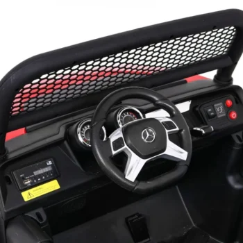 Mercedes Benz Unimog Za Djecu Crveni + 4x4 Pogon + Daljinski Upravljač + Prtljažnik + Spori, Crvena 7