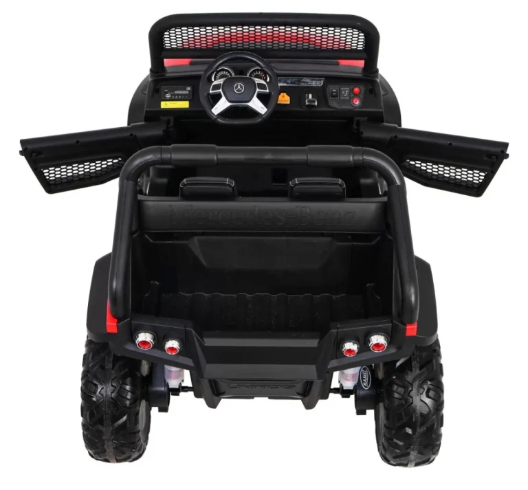 Mercedes Benz Unimog Za Djecu Crveni + 4x4 Pogon + Daljinski Upravljač + Prtljažnik + Spori, Crvena 8