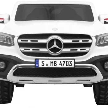 Mercedes Benz X Klasa Za Djecu Bijeli Pick Up + Daljinski Upravljač + 4x4 Pogon, Bijela 3