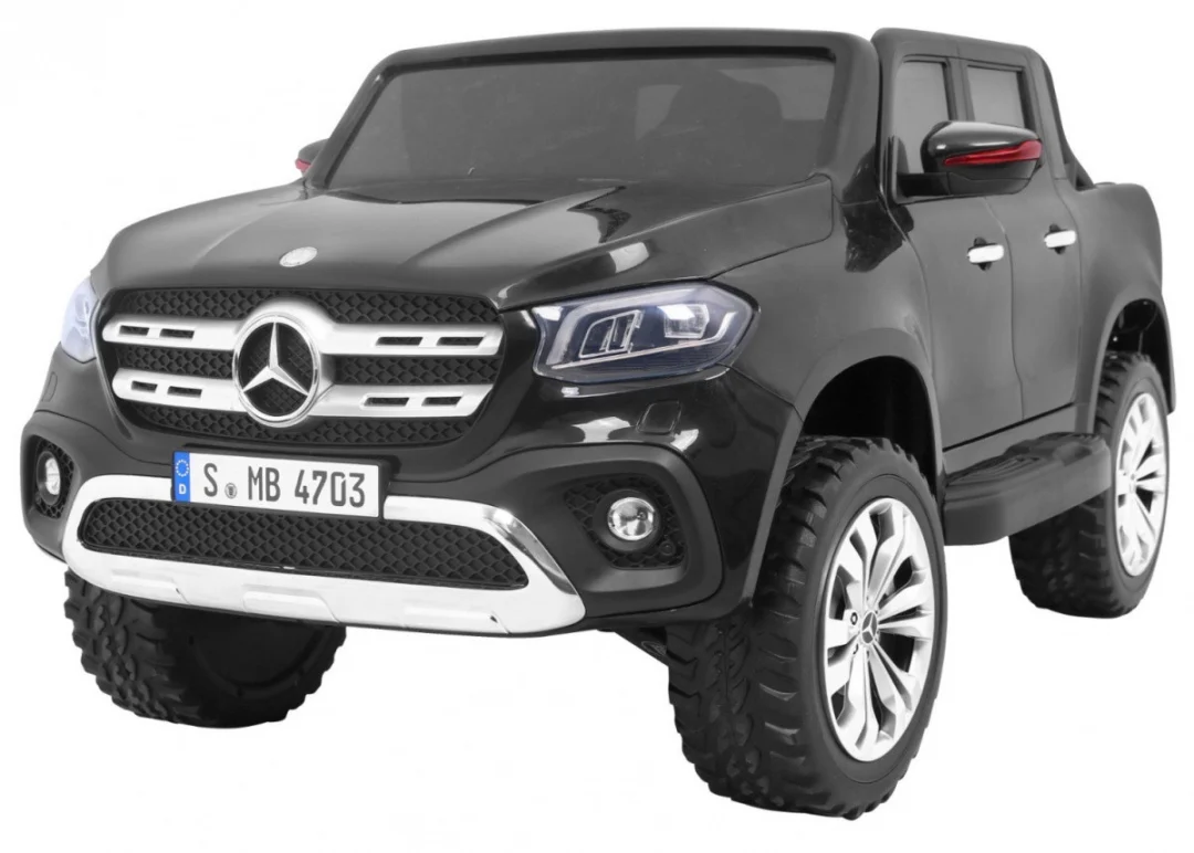 Mercedes Benz X Klasa Za Djecu Crni Pick Up + Daljinski Upravljač + 4x4 Pogon, Crna 1