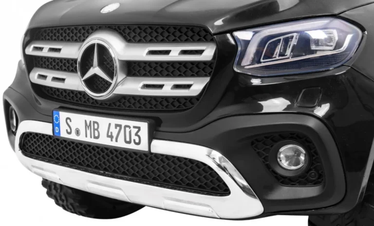 Mercedes Benz X Klasa Za Djecu Crni Pick Up + Daljinski Upravljač + 4x4 Pogon, Crna 4