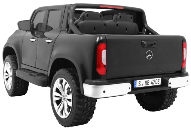 Mercedes Benz X Klasa Za Djecu Crni Pick Up + Daljinski Upravljač + 4x4 Pogon, Crna 6