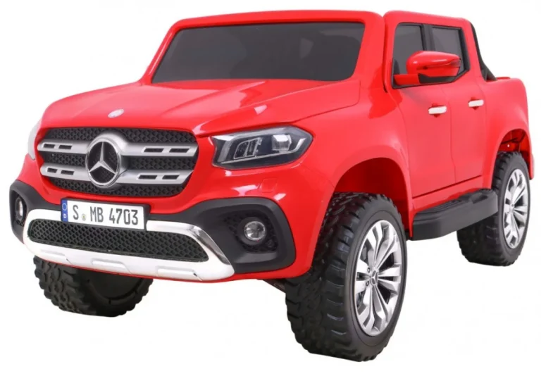 Mercedes Benz X Klasa Za Djecu Crvena + Daljinski Upravljač + 4x4 Pogon + Mp4 + Nosač Za Prtljagu 1
