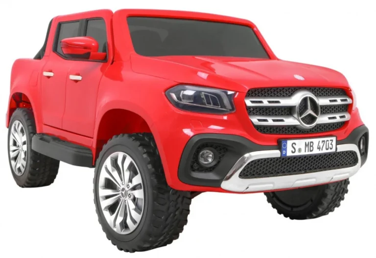 Mercedes Benz X Klasa Za Djecu Crvena + Daljinski Upravljač + 4x4 Pogon + Mp4 + Nosač Za Prtljagu 10