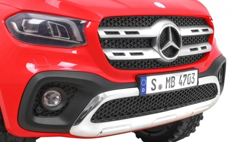 Mercedes Benz X Klasa Za Djecu Crvena + Daljinski Upravljač + 4x4 Pogon + Mp4 + Nosač Za Prtljagu 11