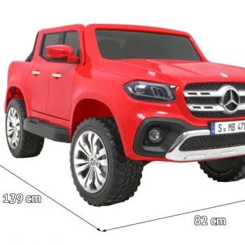 Mercedes Benz X Klasa Za Djecu Crvena + Daljinski Upravljač + 4x4 Pogon + Mp4 + Nosač Za Prtljagu 2
