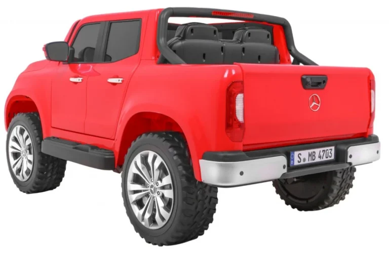 Mercedes Benz X Klasa Za Djecu Crvena + Daljinski Upravljač + 4x4 Pogon + Mp4 + Nosač Za Prtljagu 5