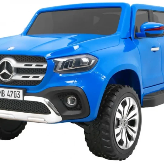 Mercedes Benz X Klasa Za Djecu Plava + Daljinski Upravljač + 4x4 Pogon + Mp4 + Nosač Za Prtljagu 1