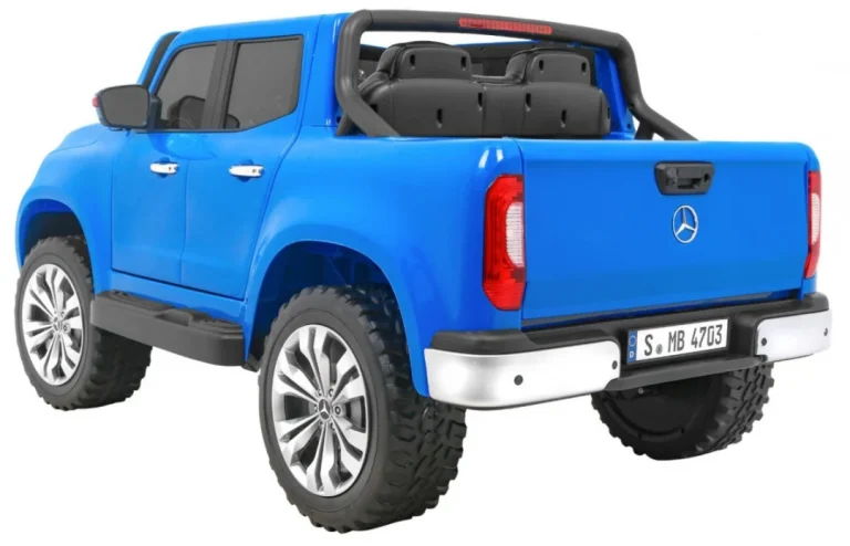 Mercedes Benz X Klasa Za Djecu Plava + Daljinski Upravljač + 4x4 Pogon + Mp4 + Nosač Za Prtljagu 5