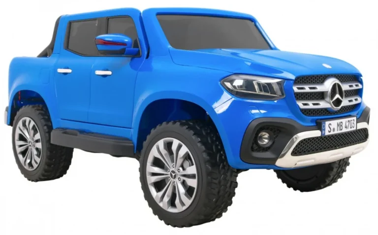 Mercedes Benz X Klasa Za Djecu Plava + Daljinski Upravljač + 4x4 Pogon + Mp4 + Nosač Za Prtljagu 7
