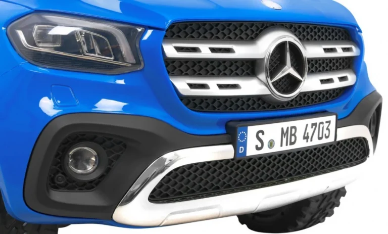 Mercedes Benz X Klasa Za Djecu Plava + Daljinski Upravljač + 4x4 Pogon + Mp4 + Nosač Za Prtljagu 9