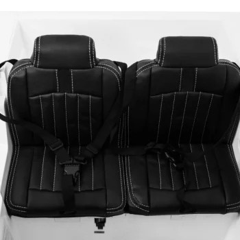 Mercedes Benz Zetros Automobil Na Baterije Za Djecu, Bijeli + 2 Sjedala + Prtljažnik, Bijela 11