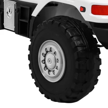 Mercedes Benz Zetros Automobil Na Baterije Za Djecu, Bijeli + 2 Sjedala + Prtljažnik, Bijela 15