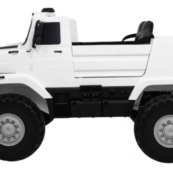 Mercedes Benz Zetros Automobil Na Baterije Za Djecu, Bijeli + 2 Sjedala + Prtljažnik, Bijela 4
