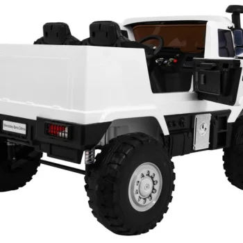 Mercedes Benz Zetros Automobil Na Baterije Za Djecu, Bijeli + 2 Sjedala + Prtljažnik, Bijela 9