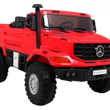 Mercedes Benz Zetros Dječji Automobil Na Baterije, Crveni + 2 Sjedala + Prtljažnik, Crvena 12