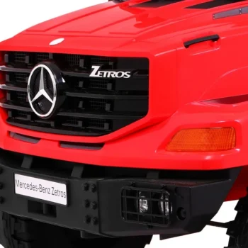 Mercedes Benz Zetros Dječji Automobil Na Baterije, Crveni + 2 Sjedala + Prtljažnik, Crvena 13