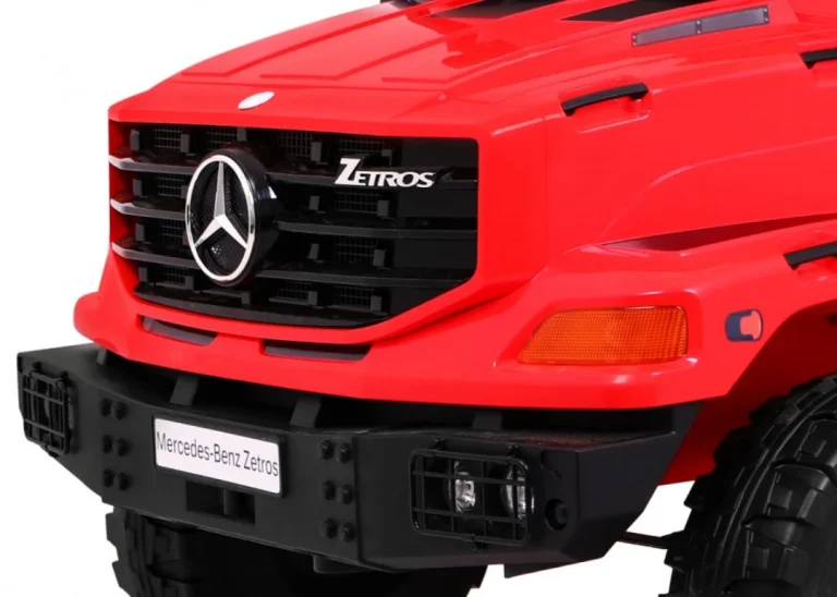Mercedes Benz Zetros Dječji Automobil Na Baterije, Crveni + 2 Sjedala + Prtljažnik, Crvena 13