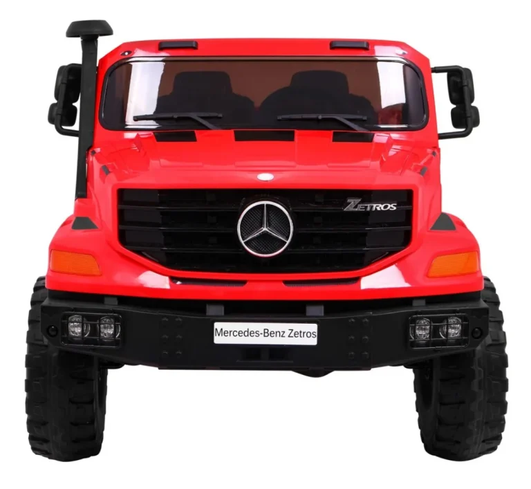 Mercedes Benz Zetros Dječji Automobil Na Baterije, Crveni + 2 Sjedala + Prtljažnik, Crvena 3