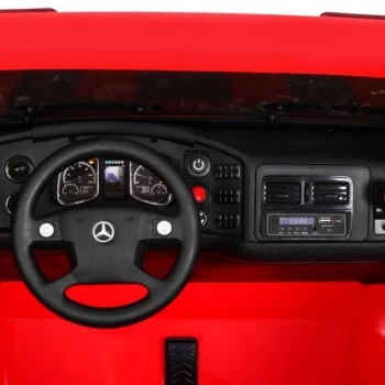 Mercedes Benz Zetros Dječji Automobil Na Baterije, Crveni + 2 Sjedala + Prtljažnik, Crvena 8