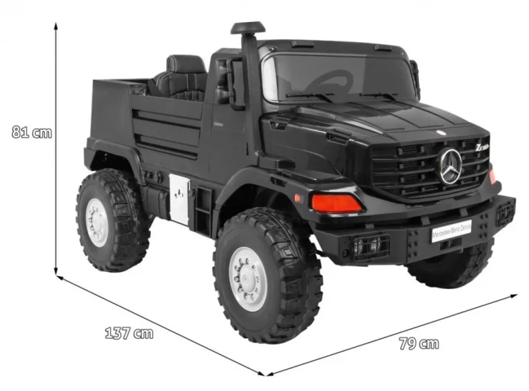 Mercedes Benz Zetros Na Akumulator, Crni 2