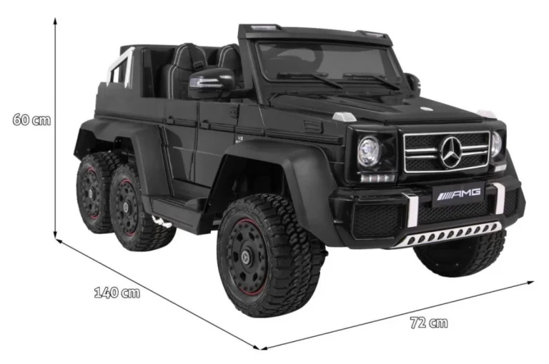 Mercedes G63 6x6 Mp4 Auto Na Akumulator, Crni 13
