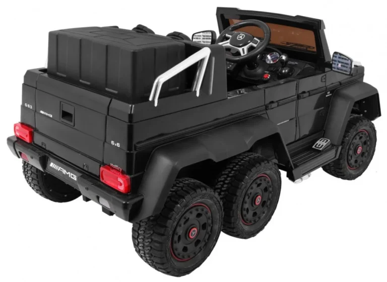 Mercedes G63 6x6 Auto Na Akumulator, Crni 15