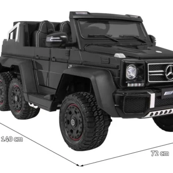 Mercedes G63 6x6 Auto Na Akumulator, Crni 2