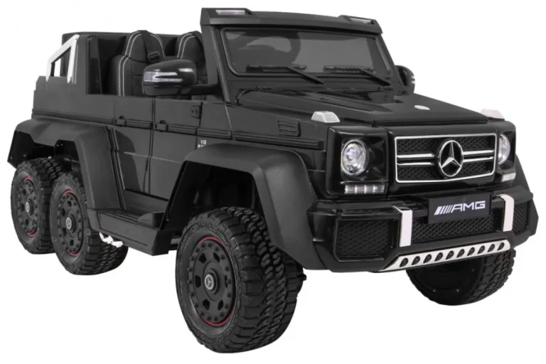 Mercedes G63 6x6 Auto Na Akumulator, Crni 22