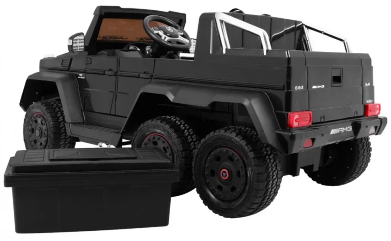 Mercedes G63 6x6 Auto Na Akumulator, Crni 6