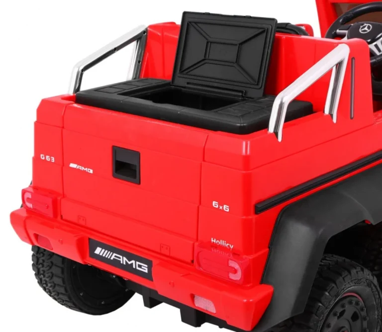Mercedes G63 6x6 Auto Na Akumulator, Crveni 11